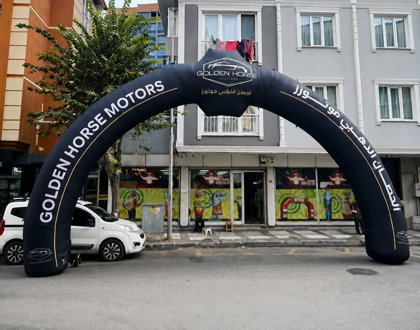 Golden Horse Motor Tag Balonu